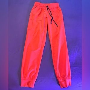 Maevn Hot Pink XS Jogger Scrub Bottoms